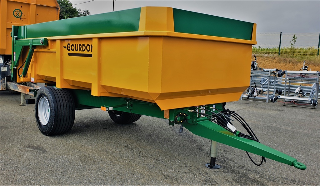 benne agricole - MONOCOQUE 1 ESSIEU
